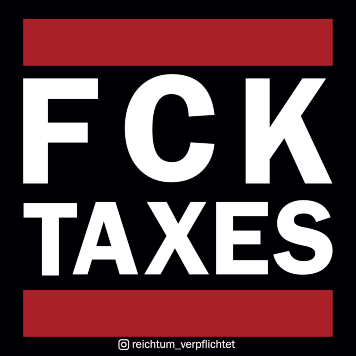 FCK TAXES Sticker